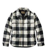 Women's Maine Guide Zip Front Jac-Shirt with Primaloft, Plaid | L.L.Bean online