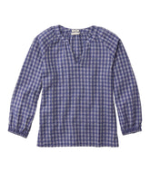Women's Bean's Seacoast Seersucker Splitneck Shirt | L.L.Bean sale