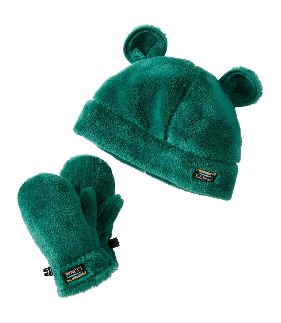 Toddlers' Hi-Pile Hat and Mitten Set | L.L.Bean sale
