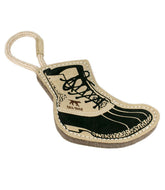 Natural Leather and Wool Bean Boot Tug Dog Toy | L.L.Bean outlet