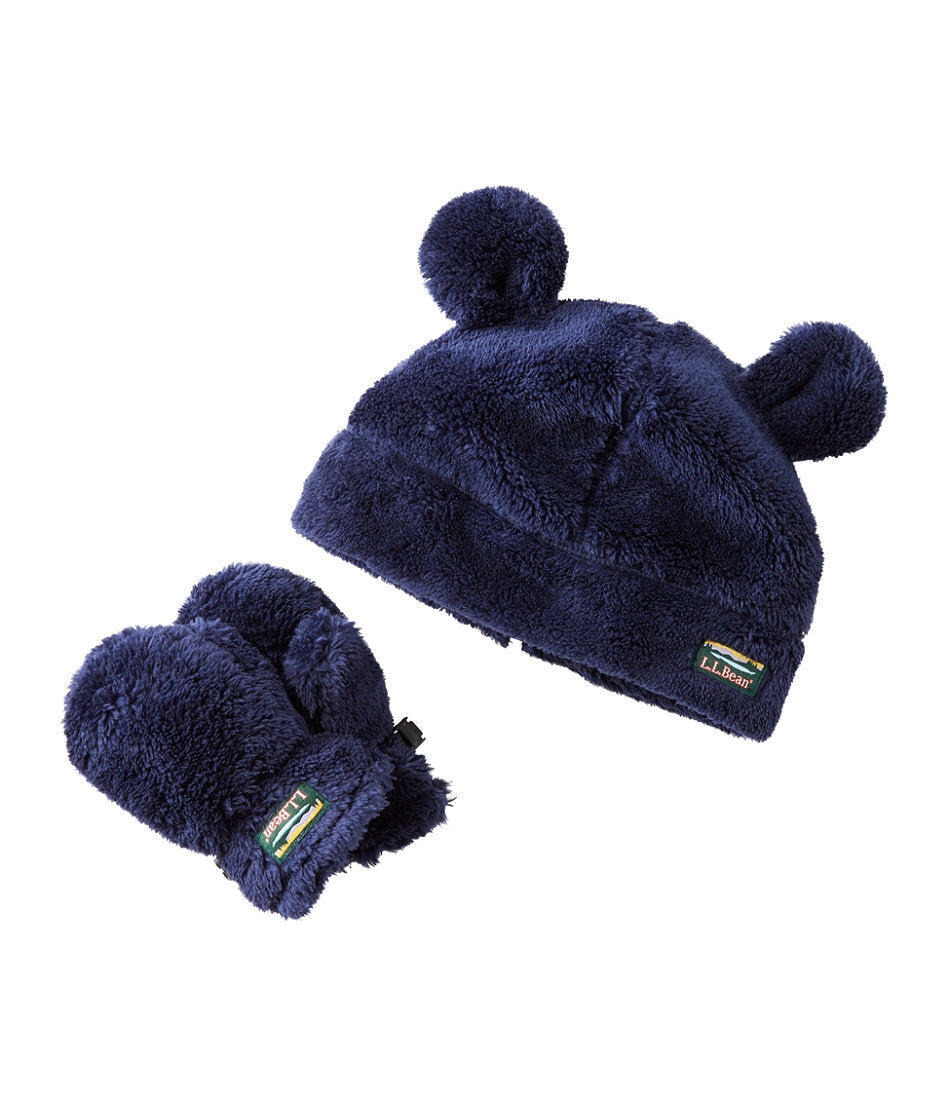 Toddlers' Hi-Pile Hat and Mitten Set | L.L.Bean sale