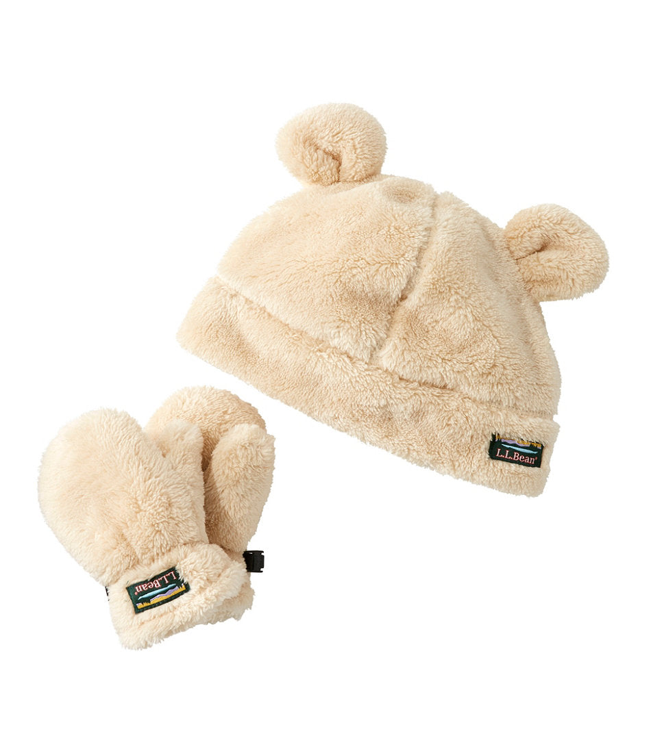 Toddlers' Hi-Pile Hat and Mitten Set | L.L.Bean sale