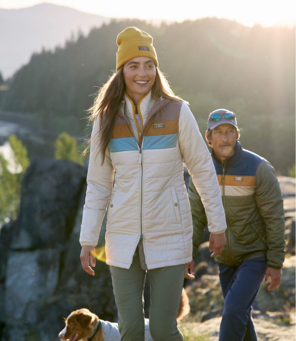 Women's Mountain Classic Puffer Coat, Colorblock | L.L.Bean for sale