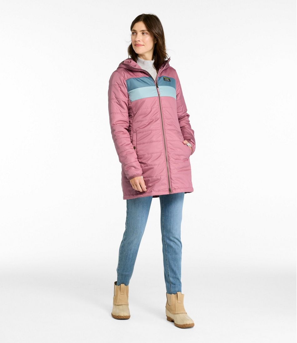 Women's Mountain Classic Puffer Coat, Colorblock | L.L.Bean for sale